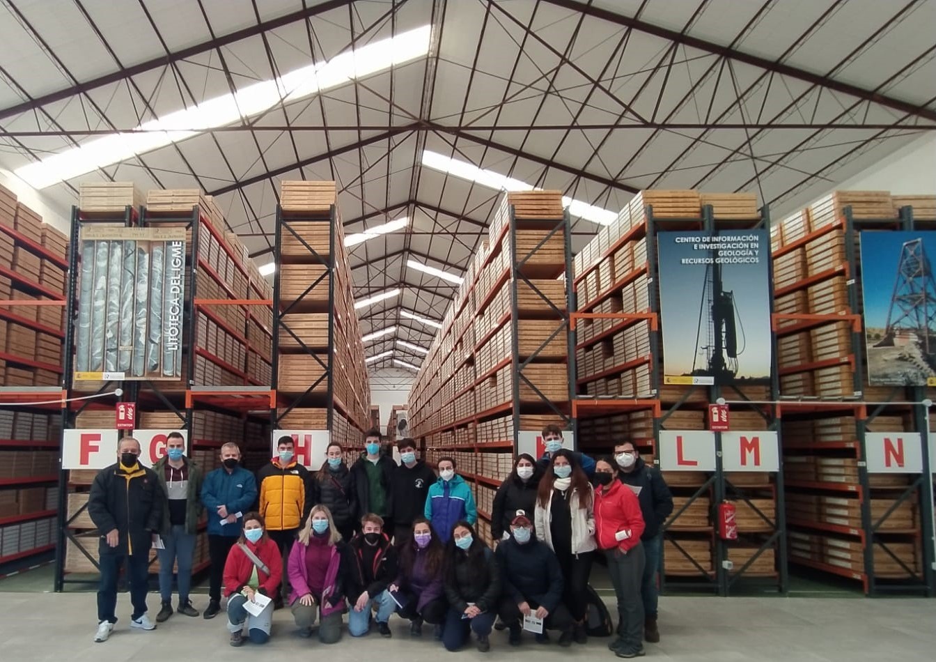 Interior de la litoteca