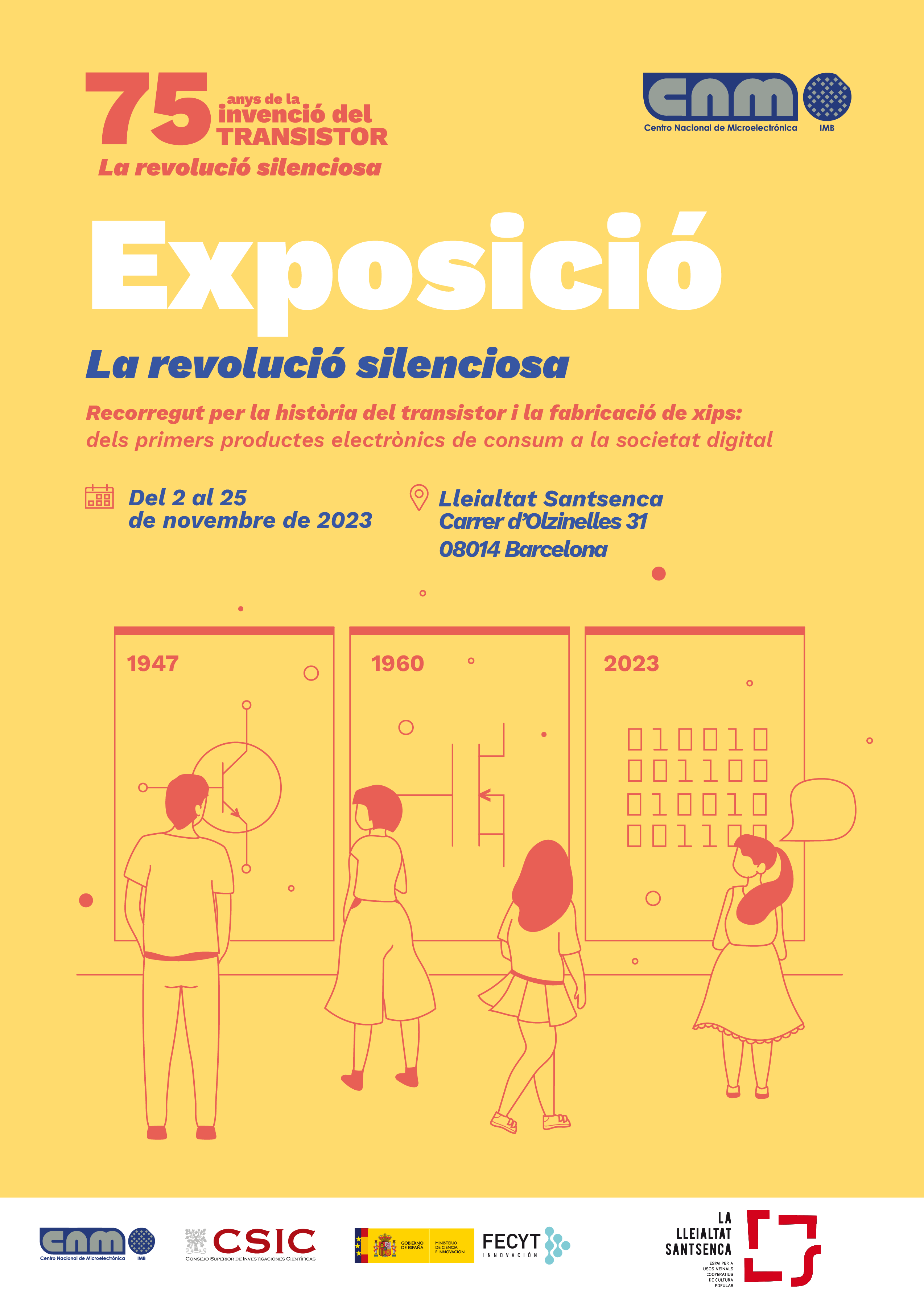Cartell exposició "La revolució silenciosa"