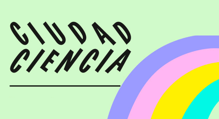 Logotipo Ciudad Ciencia arcoiris